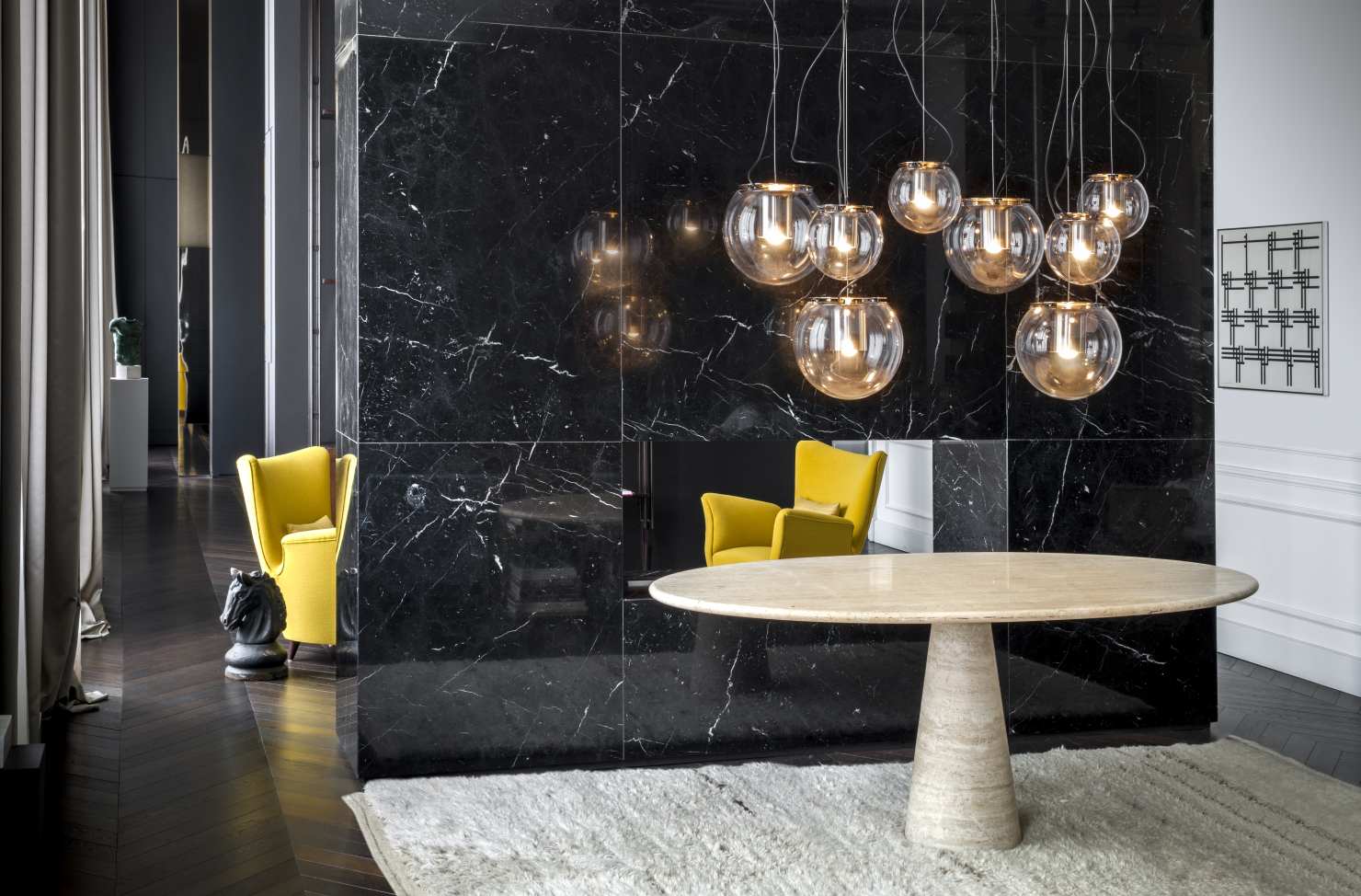The Globe pendant 827 Oluce