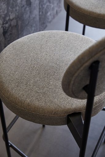 Series 430 Bar Stool Bar stool 75 cm BLACK / REMIX 123 Verpan SINGLE PIECES
