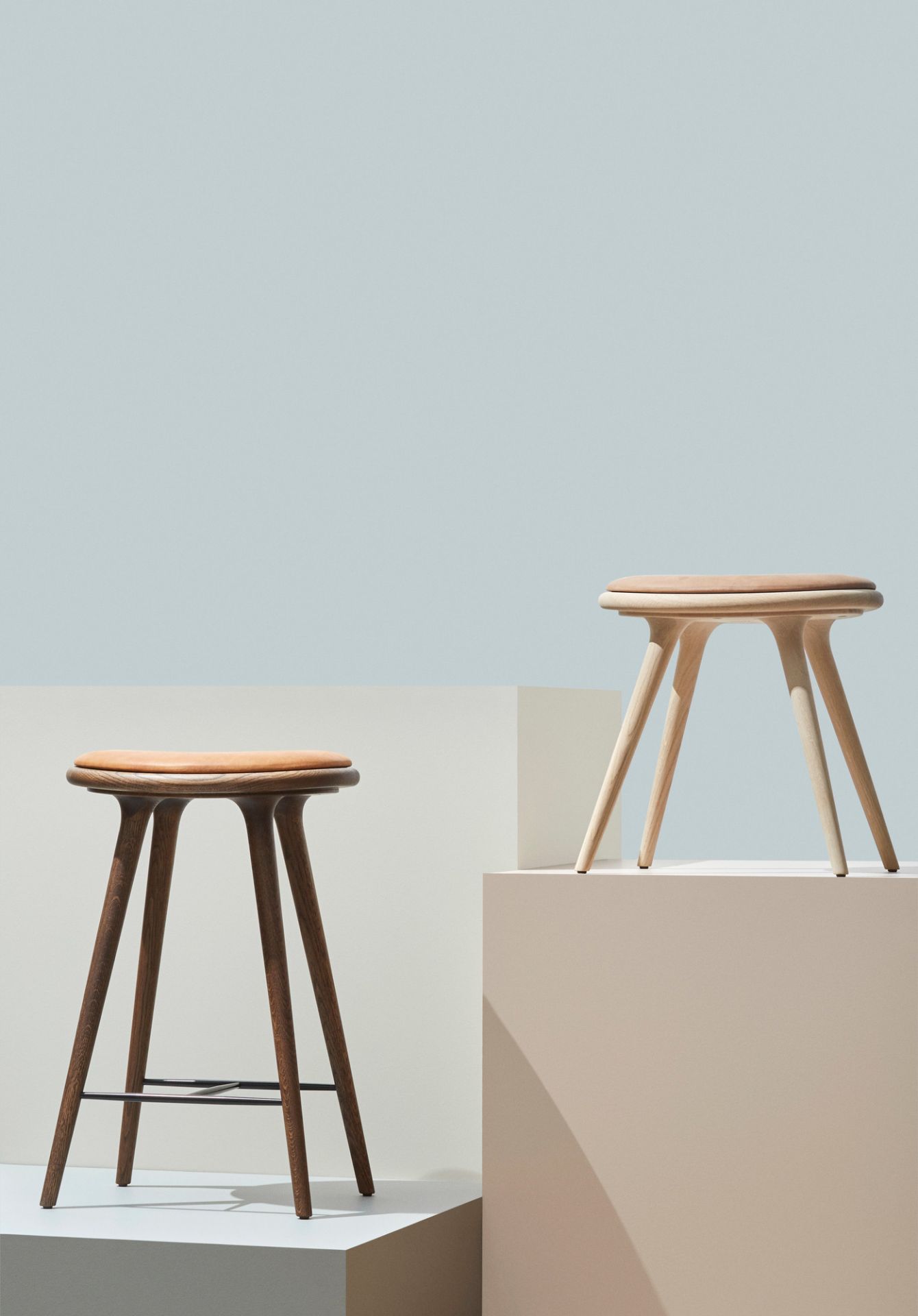 Barstool soaped oak Mater