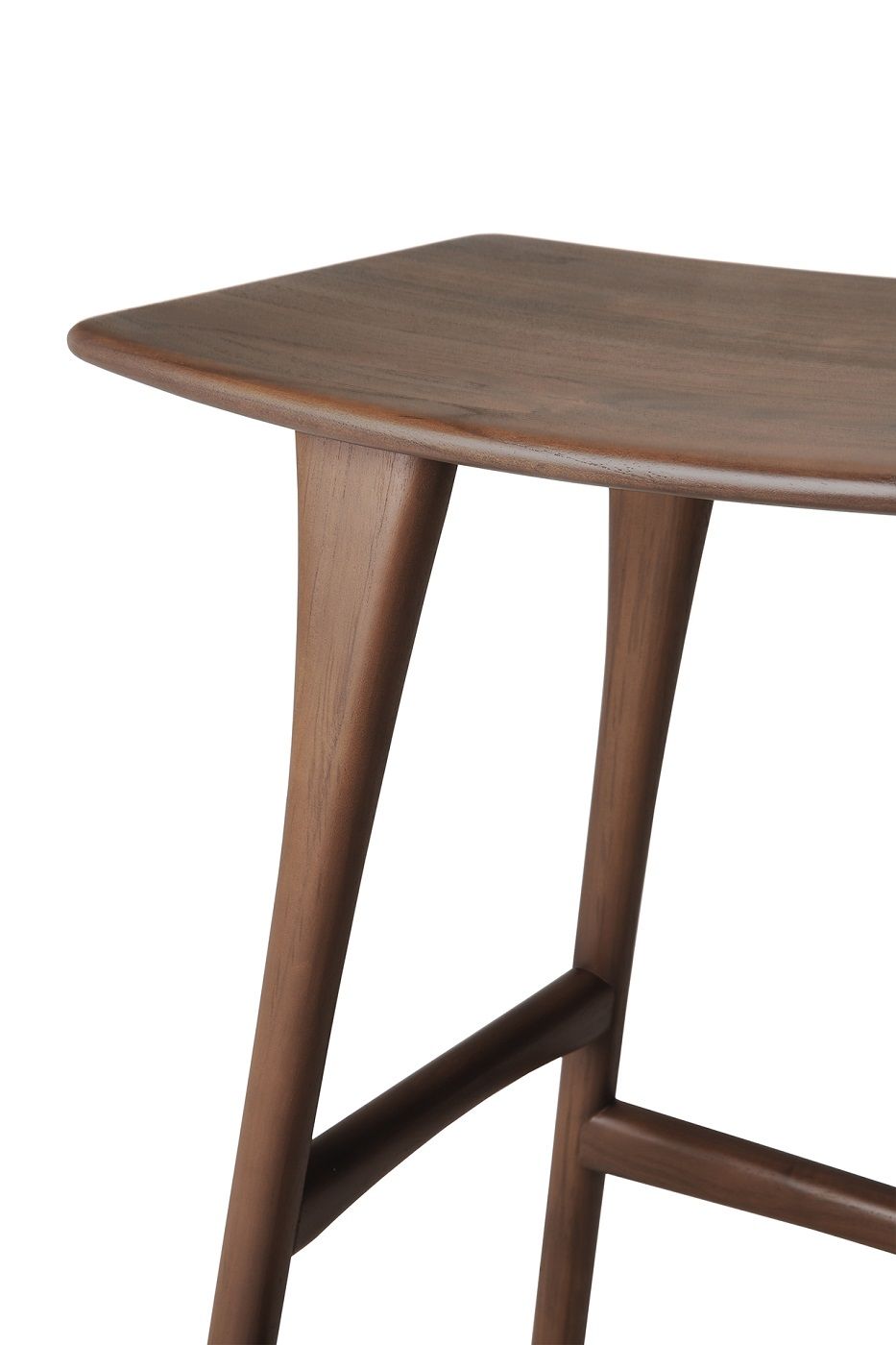 Osso Counter Stool Teak Dark Brown Ethnicraft 