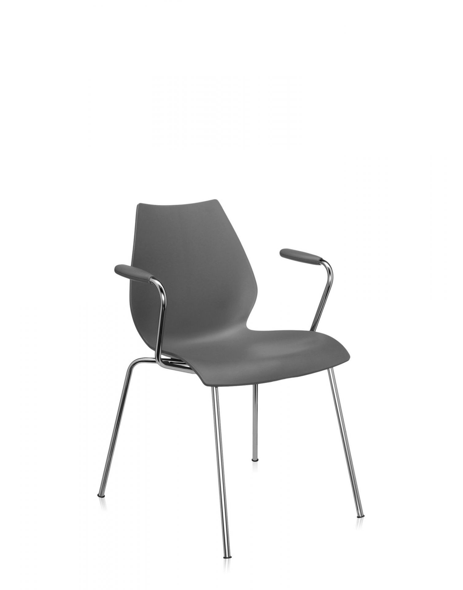 Maui Chair with Armrest Kartell Anthracite