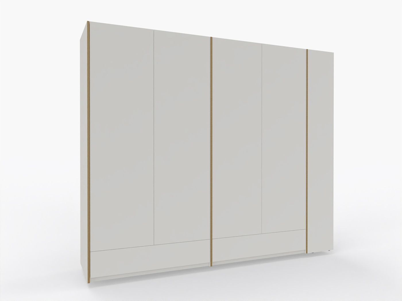 MODULAR PLUS wardrobe combination double wardrobe with 2 drawers and add-on wardrobe right Müller Möbelwerkstätten