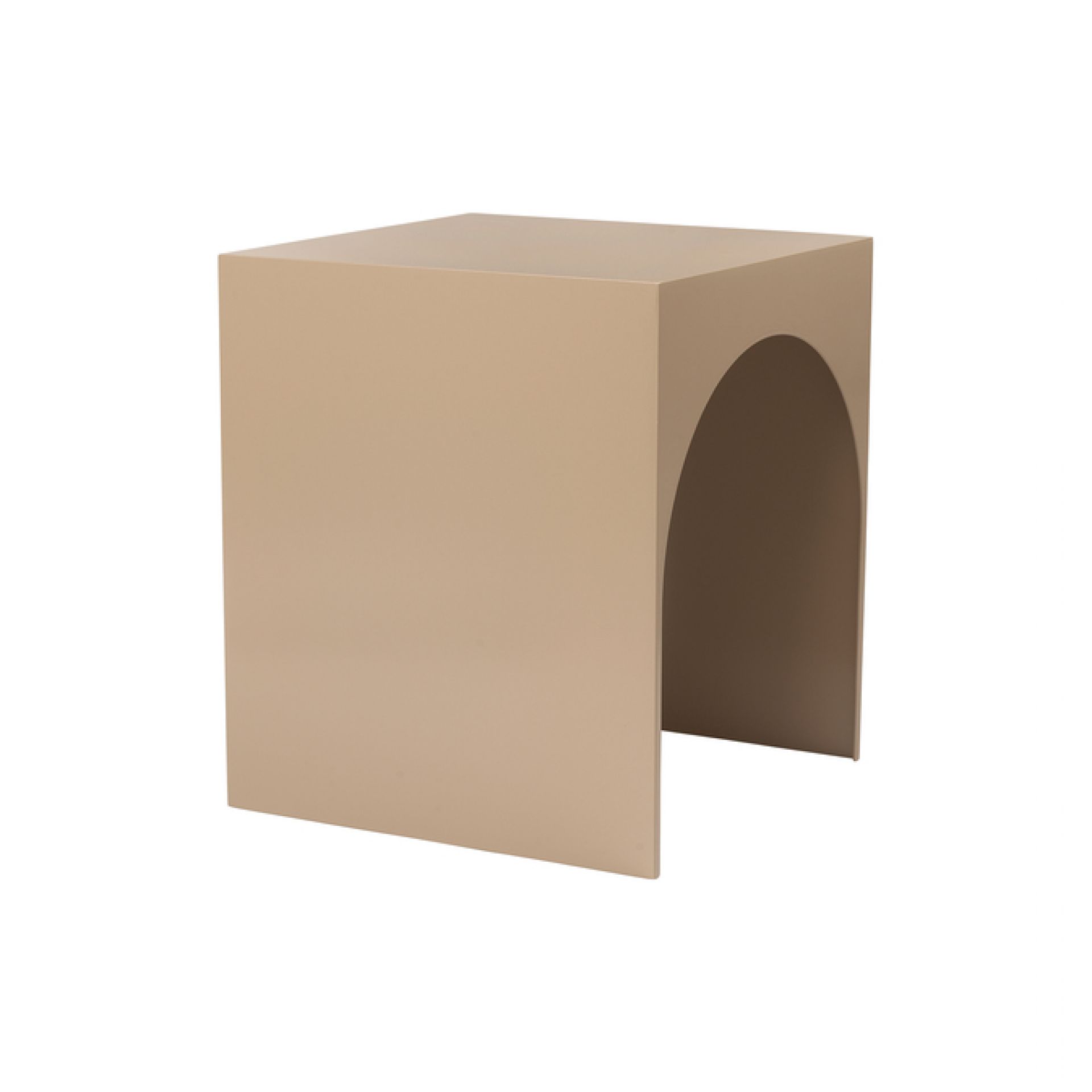 Arch Side Table Large Tobacco Brown Kristina Dam Studio