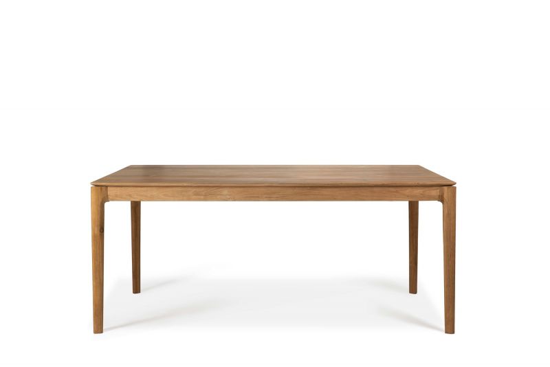 Bok Extendable table teak W 180 x D 90 x H 76 cm Ethnicraft SINGLE PIECES
