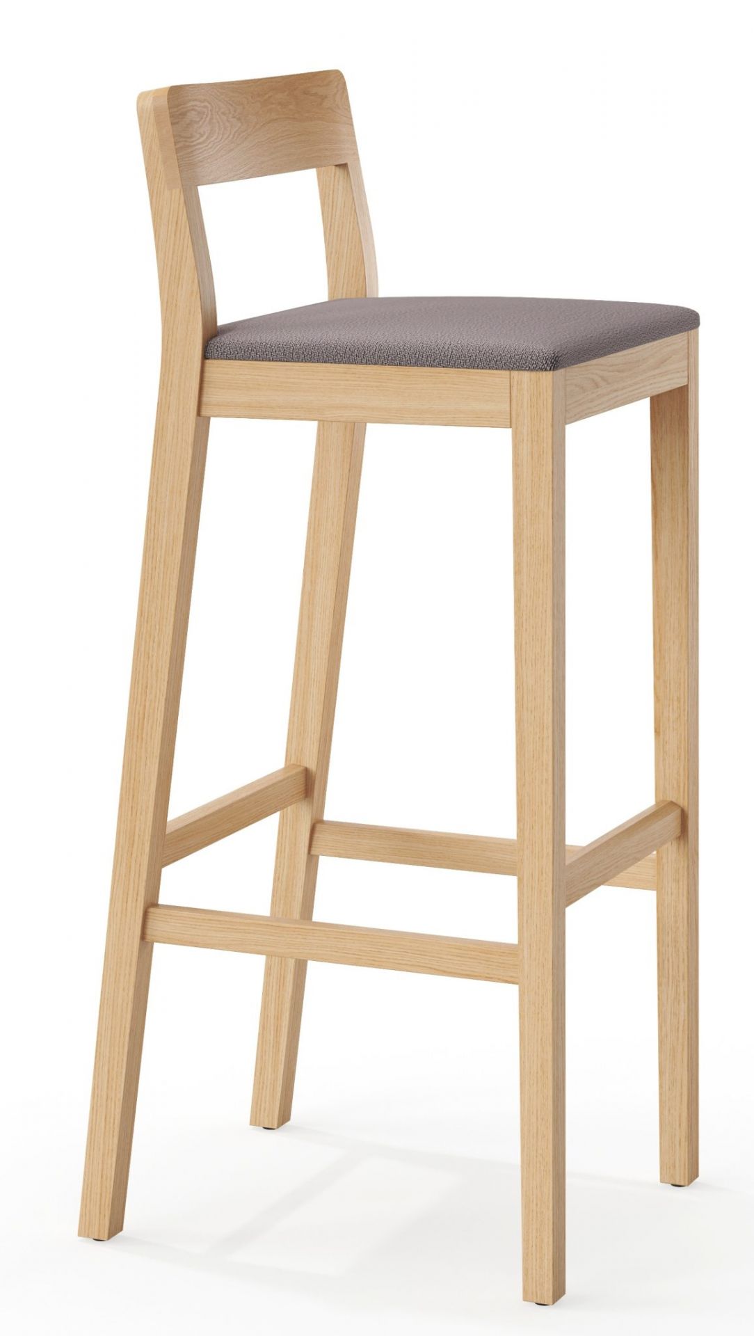 Sit Wood Bar Stool with Seat Cushion Zeitraum Sit Wood Bar Stool with Seat Cushion Zeitraum