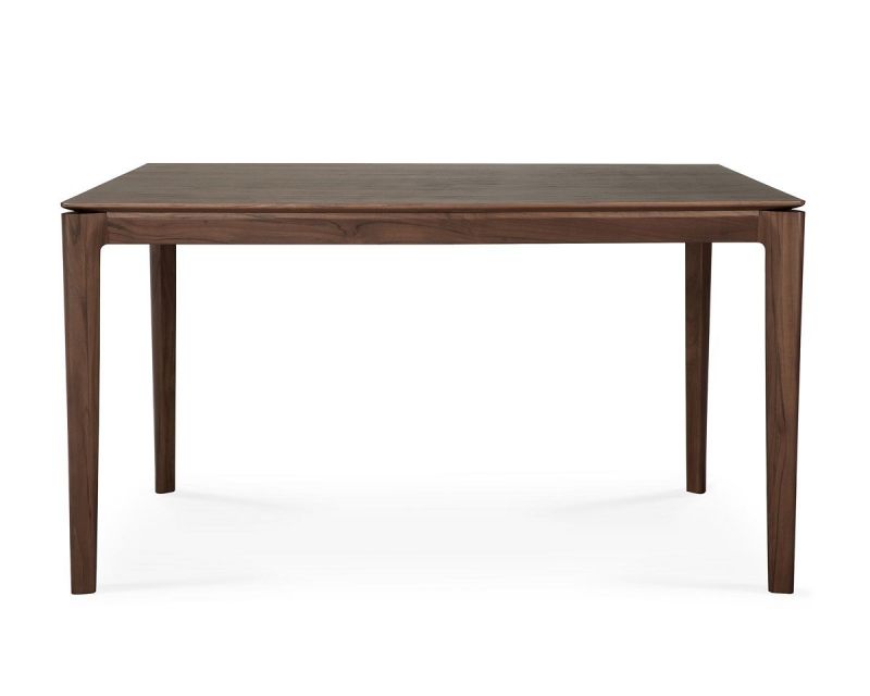 Bok Table Rectangular Teak Dark Brown Ethnicraft 