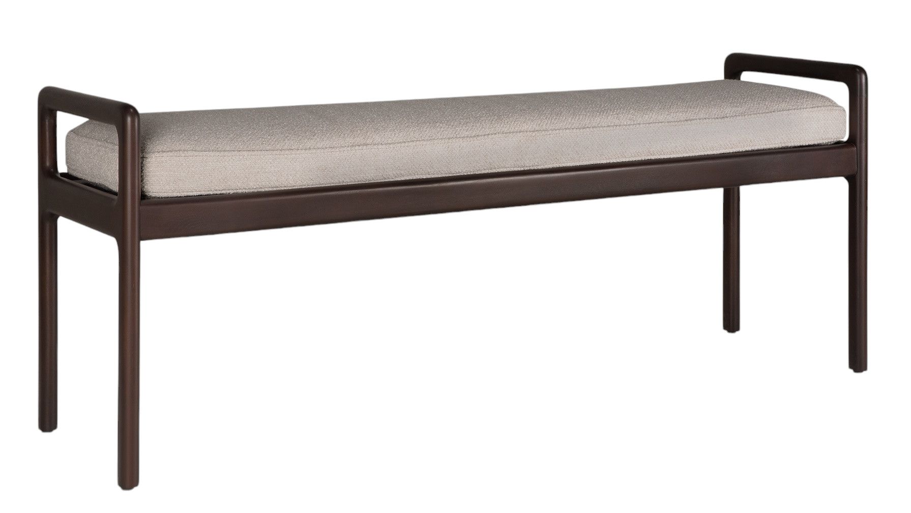 Jack Bench Bench with seat cushion Ivory Ethnicraft