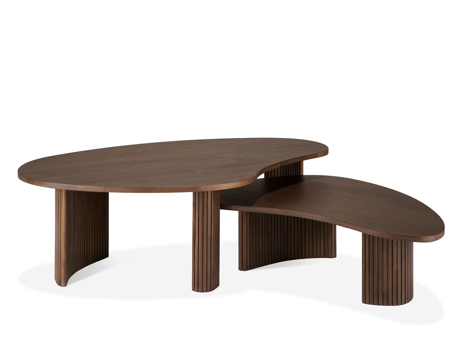 Boomerang Coffee table pebble shape Ethnicraft