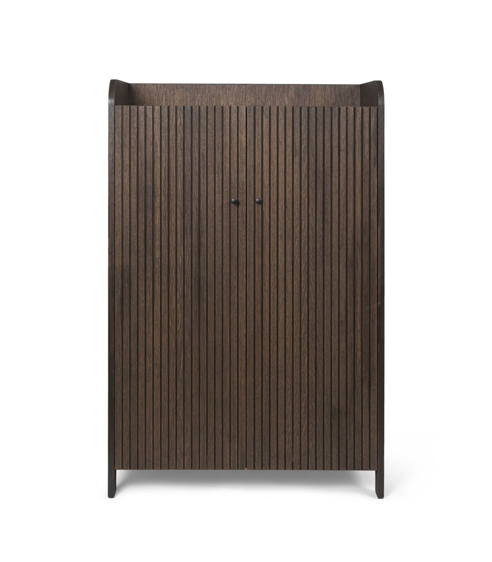 Sill Cupboard Low Dark Stained Oak Ferm Living
