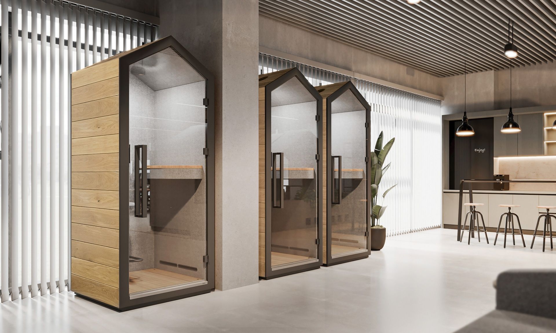 treehouse THS 1T G1 / G2 acoustic booth Bejot
