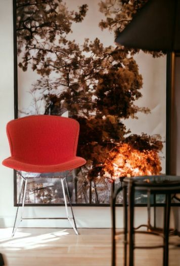 Bertoia Chair fully upholstered Knoll International