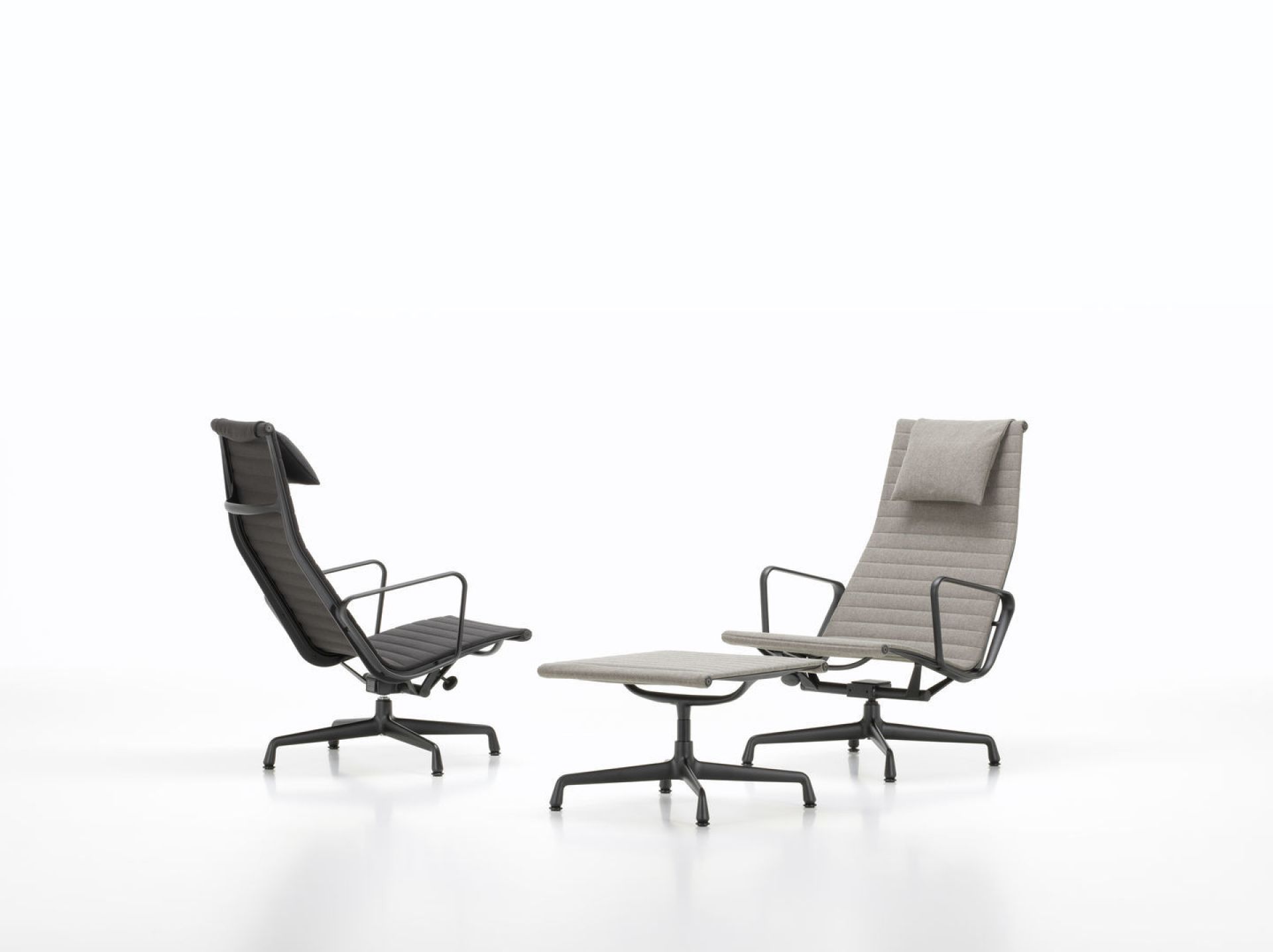 Aluminium Chair EA124 / EA 124 Armchair Vitra