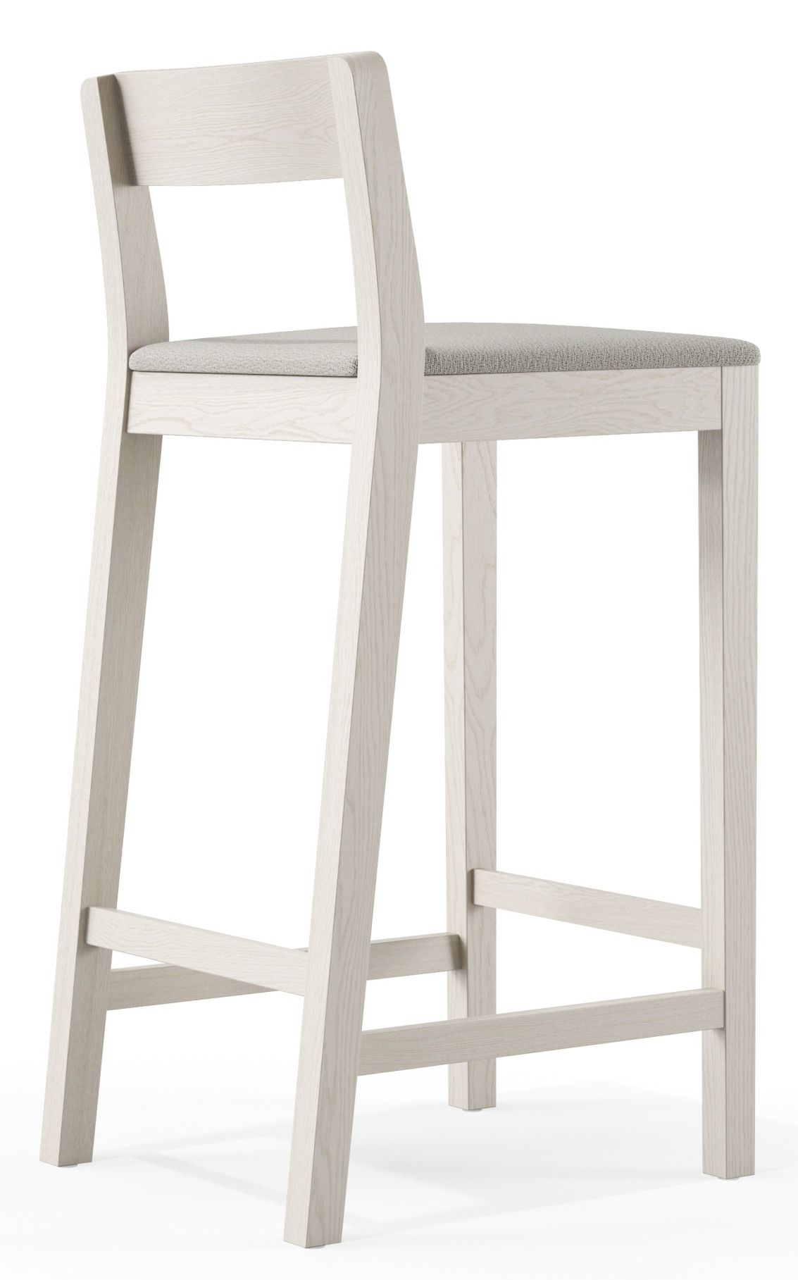 Sit Wood Bar Stool with Seat Cushion Zeitraum Sit Wood Bar Stool with Seat Cushion Zeitraum