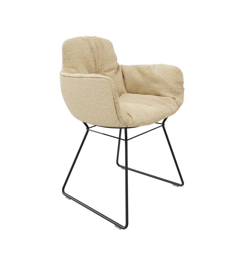 Leya chair armrest high Fabric Safire Freifrau Manufaktur