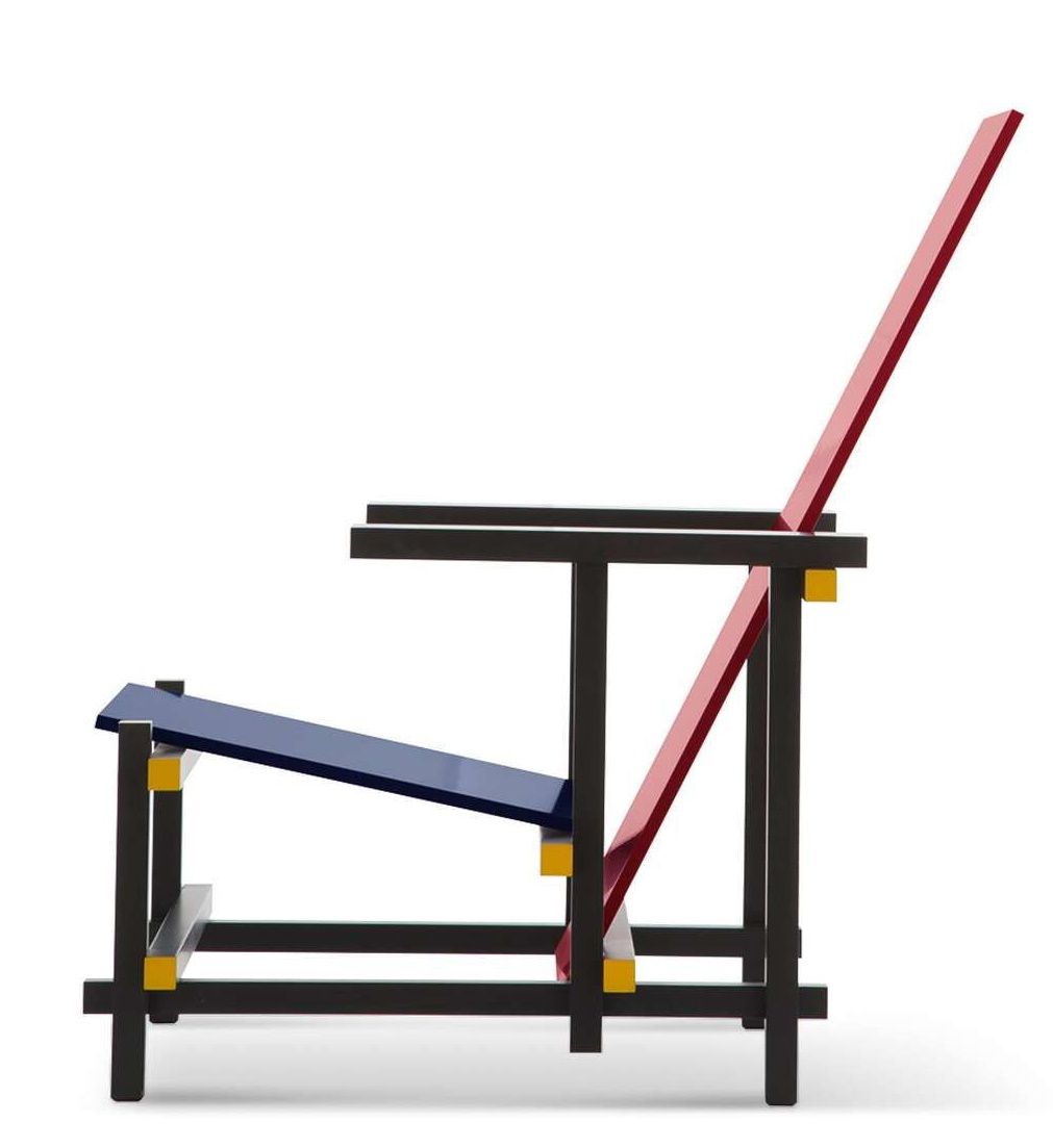635 Red and Blue Armchair Cassina