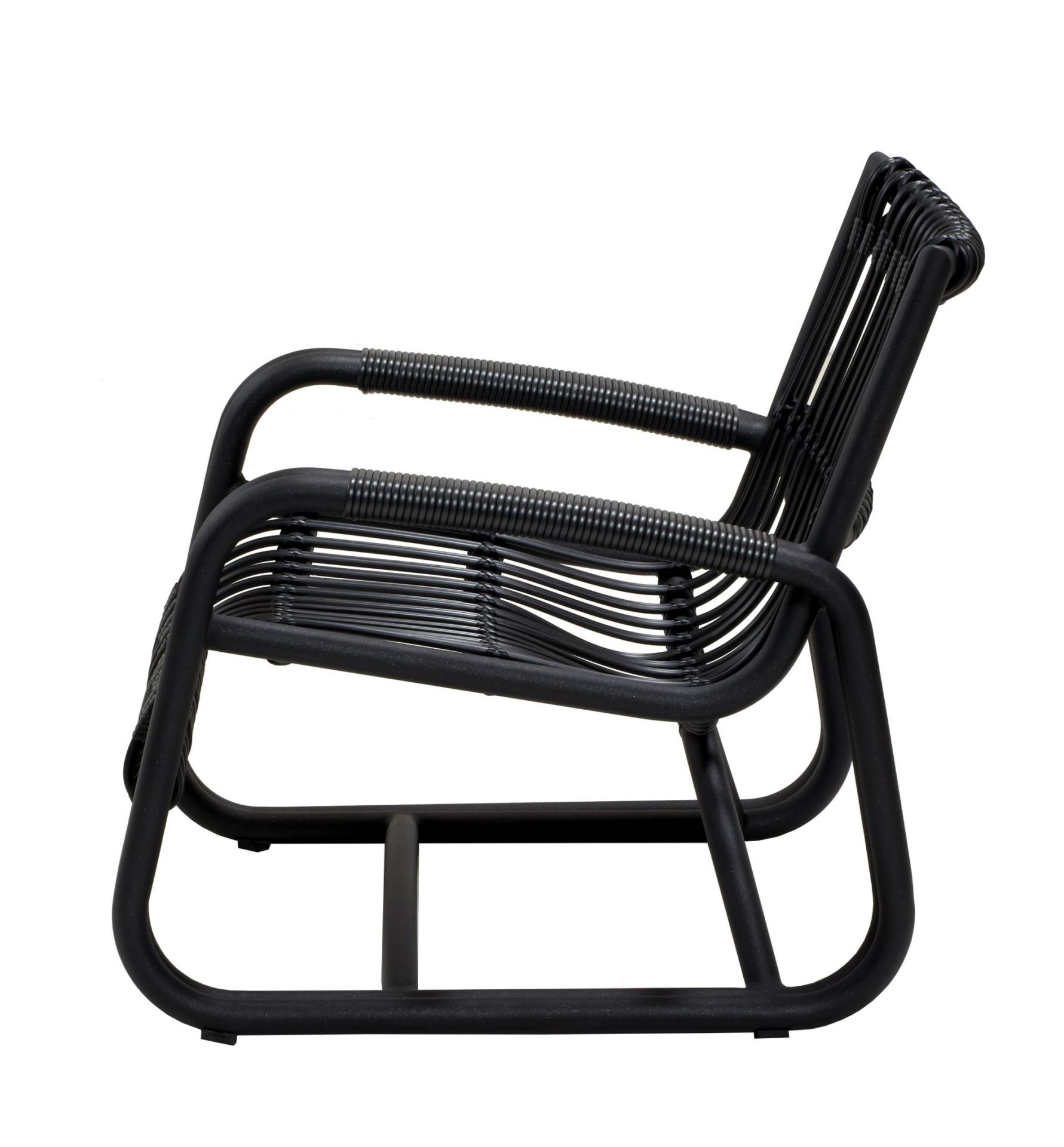 Curve Outdoor Lounge chair Lava grey  Cane-Line