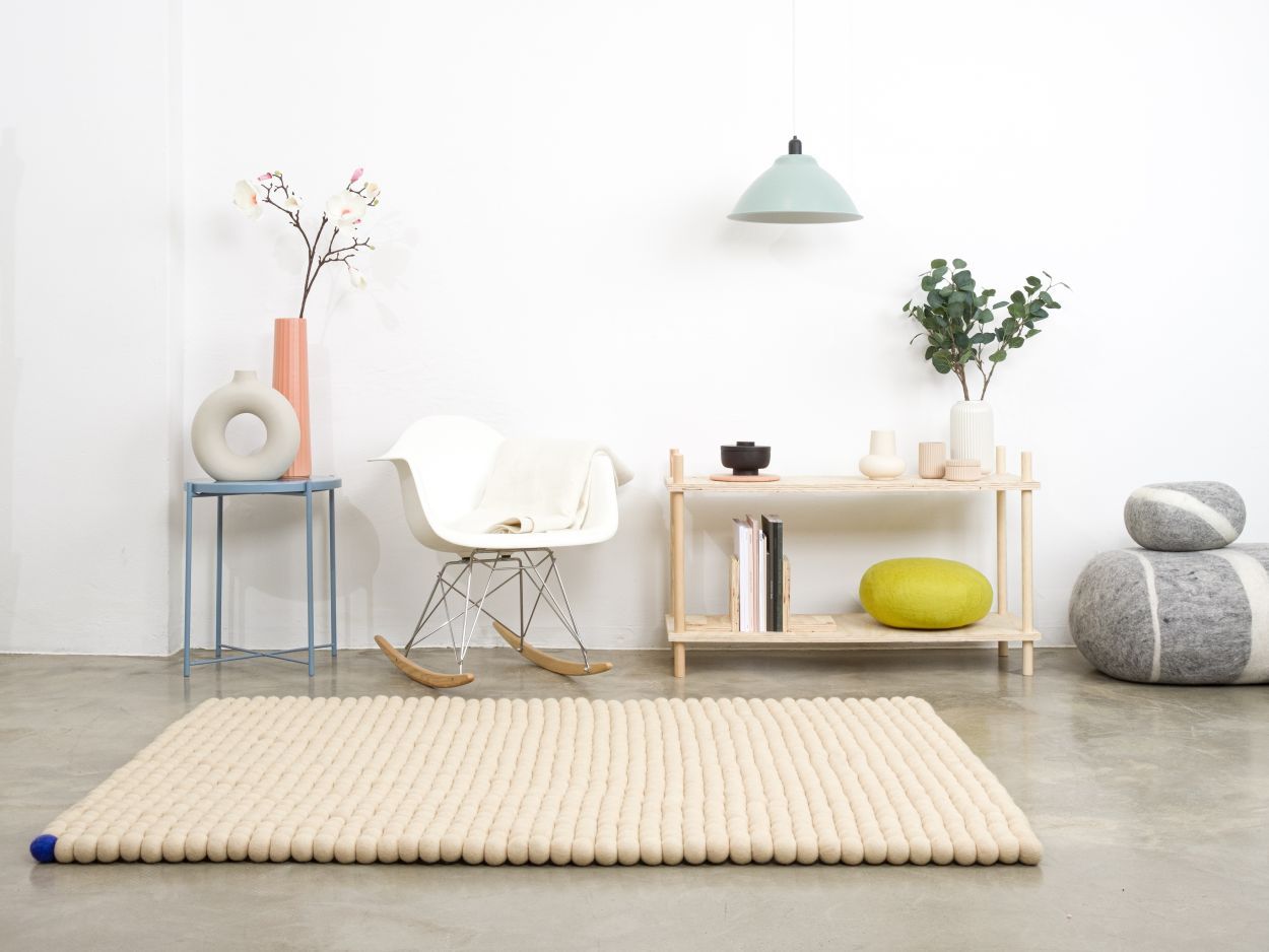 Big One Rectangular Felt carpet 180 x 260 cm myfelt