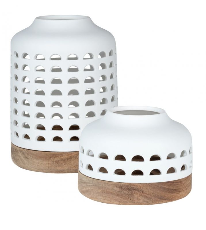 Eye-catching lanterns set of 2 Räder