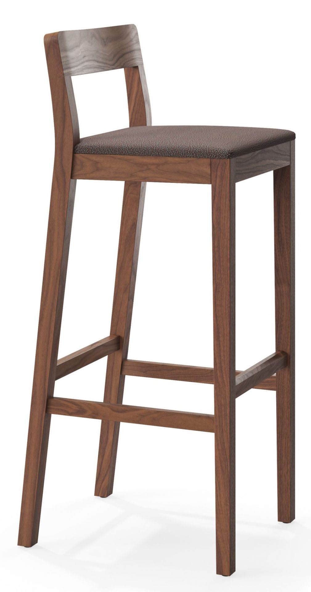Sit Wood Bar Stool with Seat Cushion Zeitraum Sit Wood Bar Stool with Seat Cushion Zeitraum
