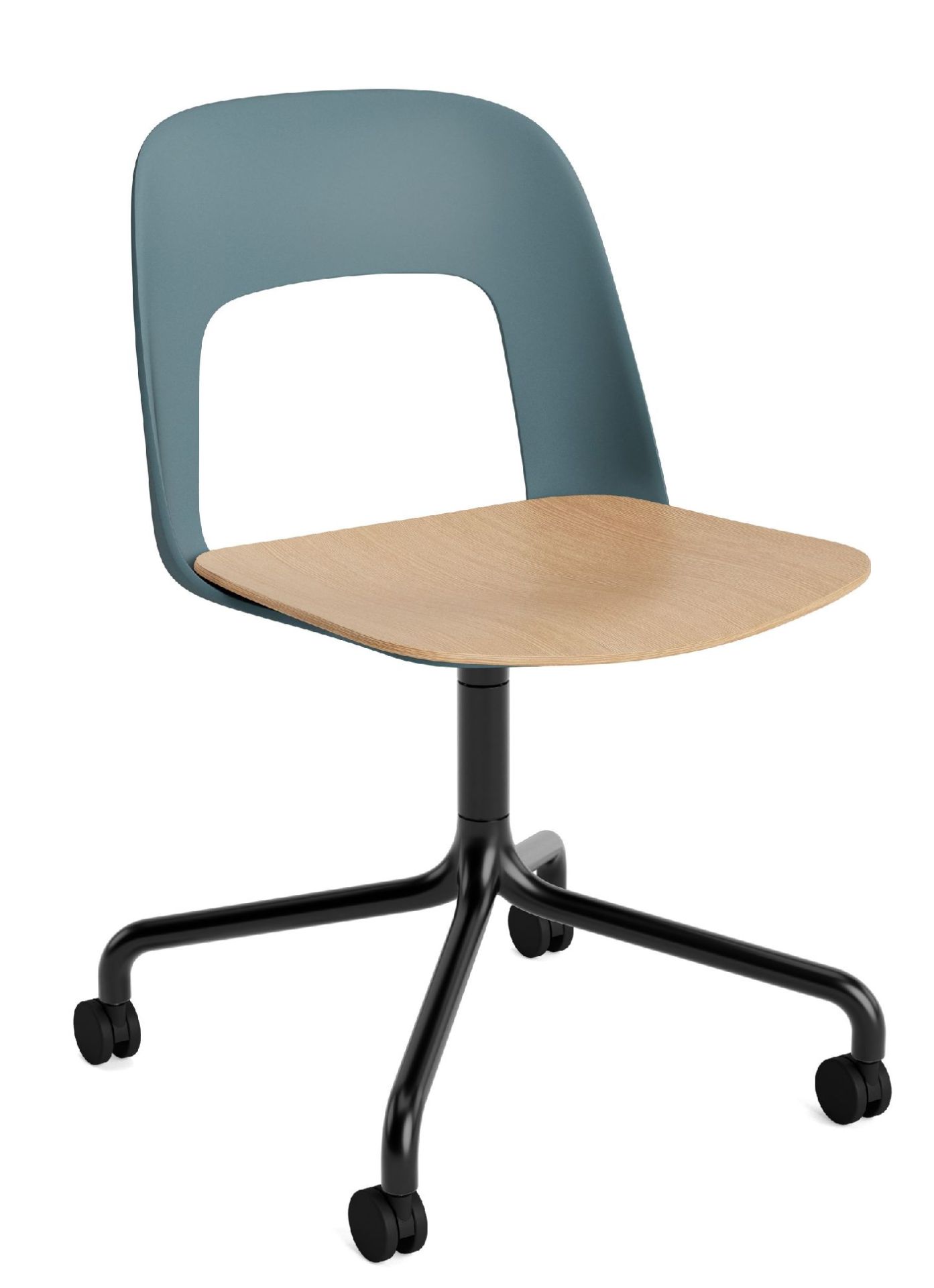 Layout Side Chair 162 4-star swivel chair Hay 