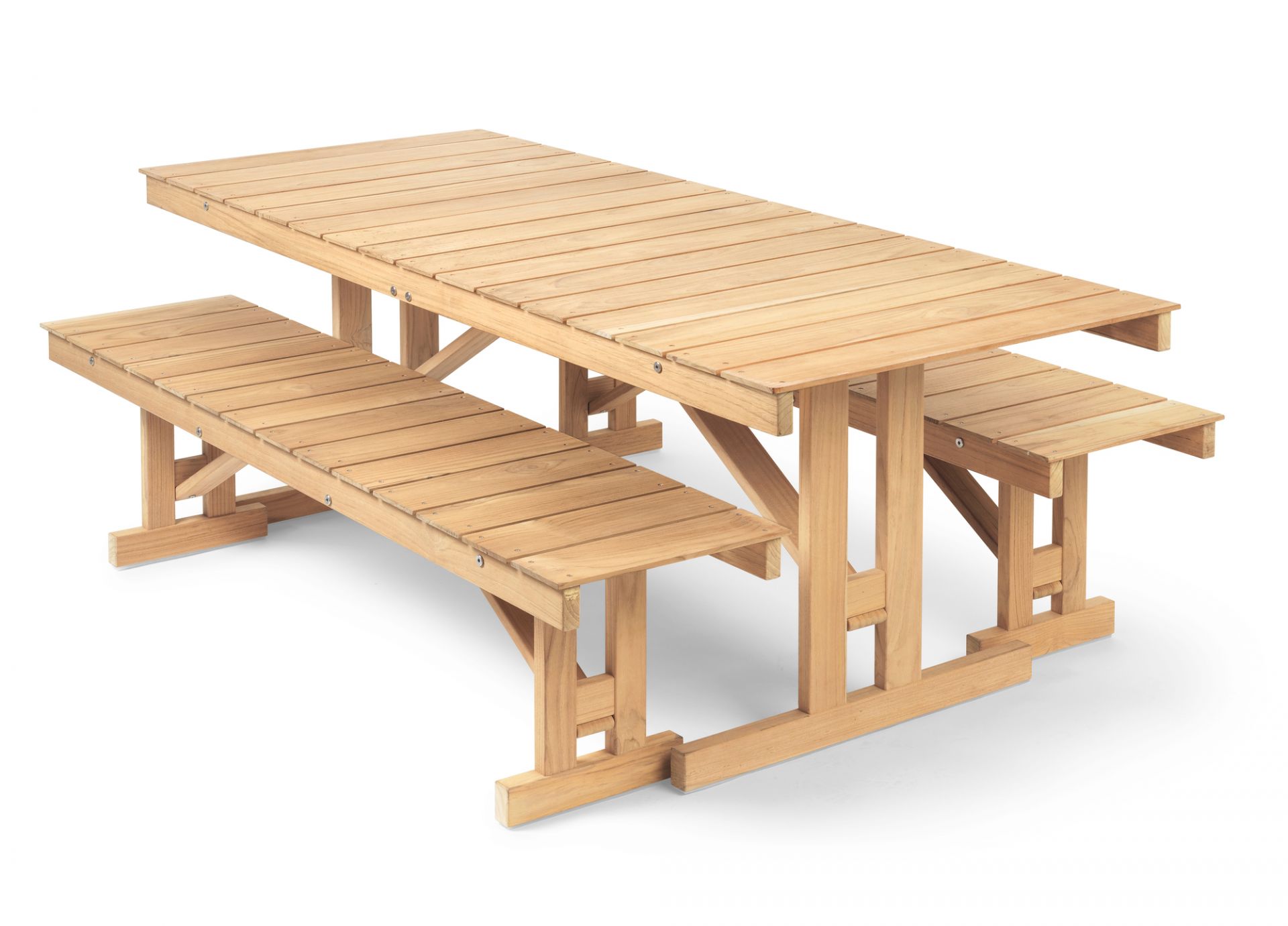 Mogensen bench outdoor Carl Hansen &amp; Søn