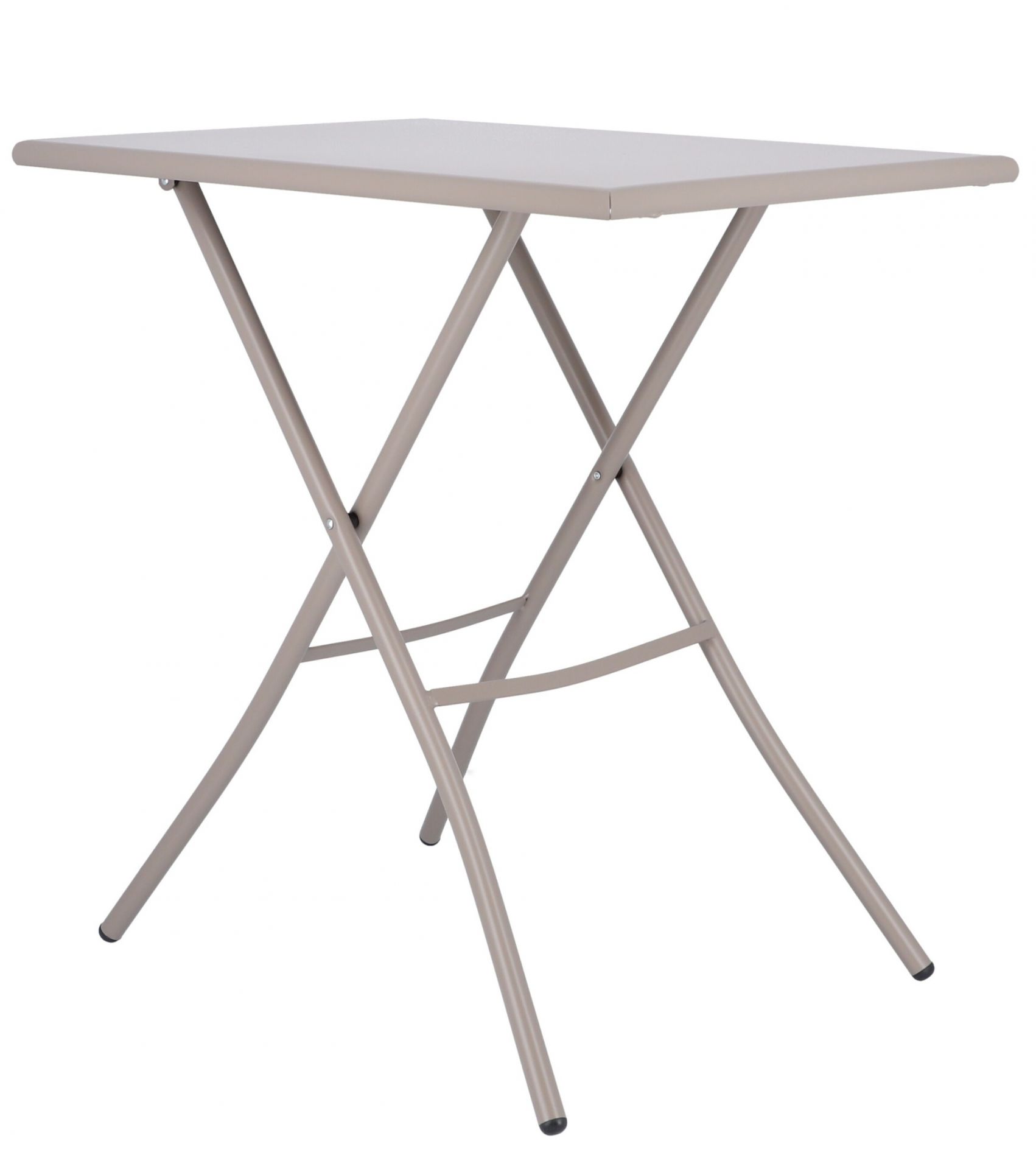 Fiam Sirio Folding Table W 50 x D 70 x H 73 cm Outdoor Jan Kurtz Taupe