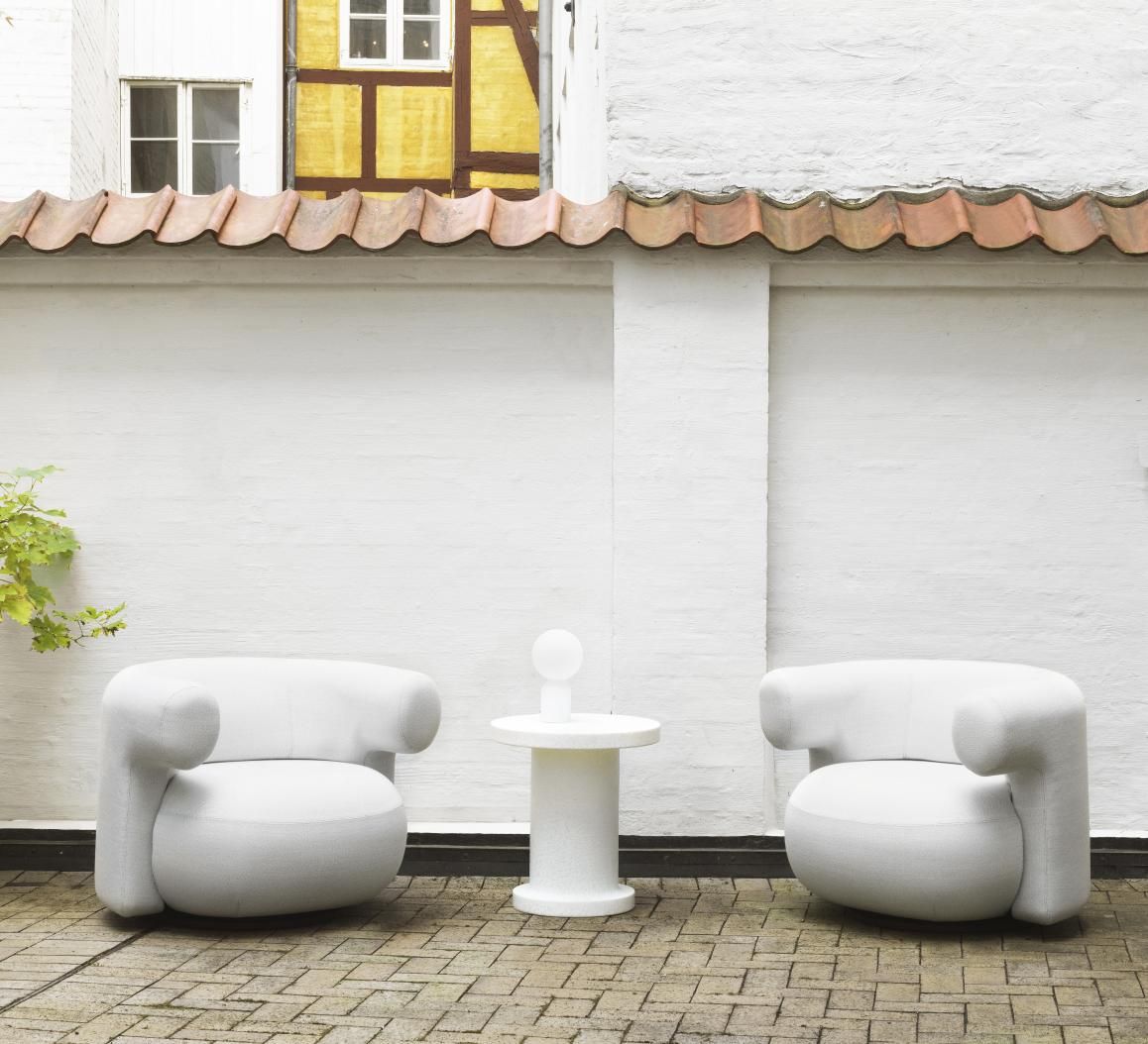 Burra Lounge Chair Armchair with reverse swivel function Outdoor Normann Copenhagen