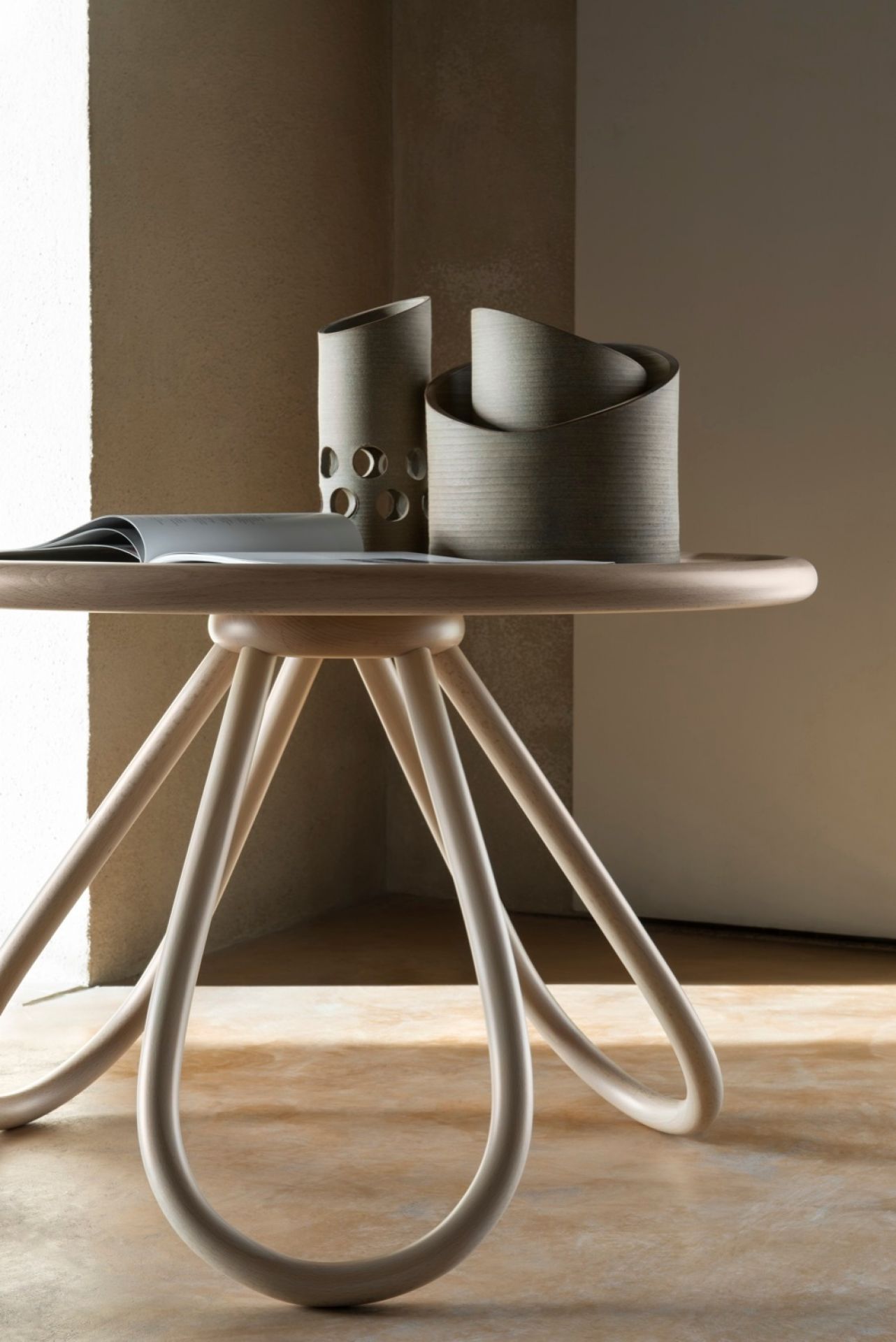 Arch coffee table stained Wiener GTV Design