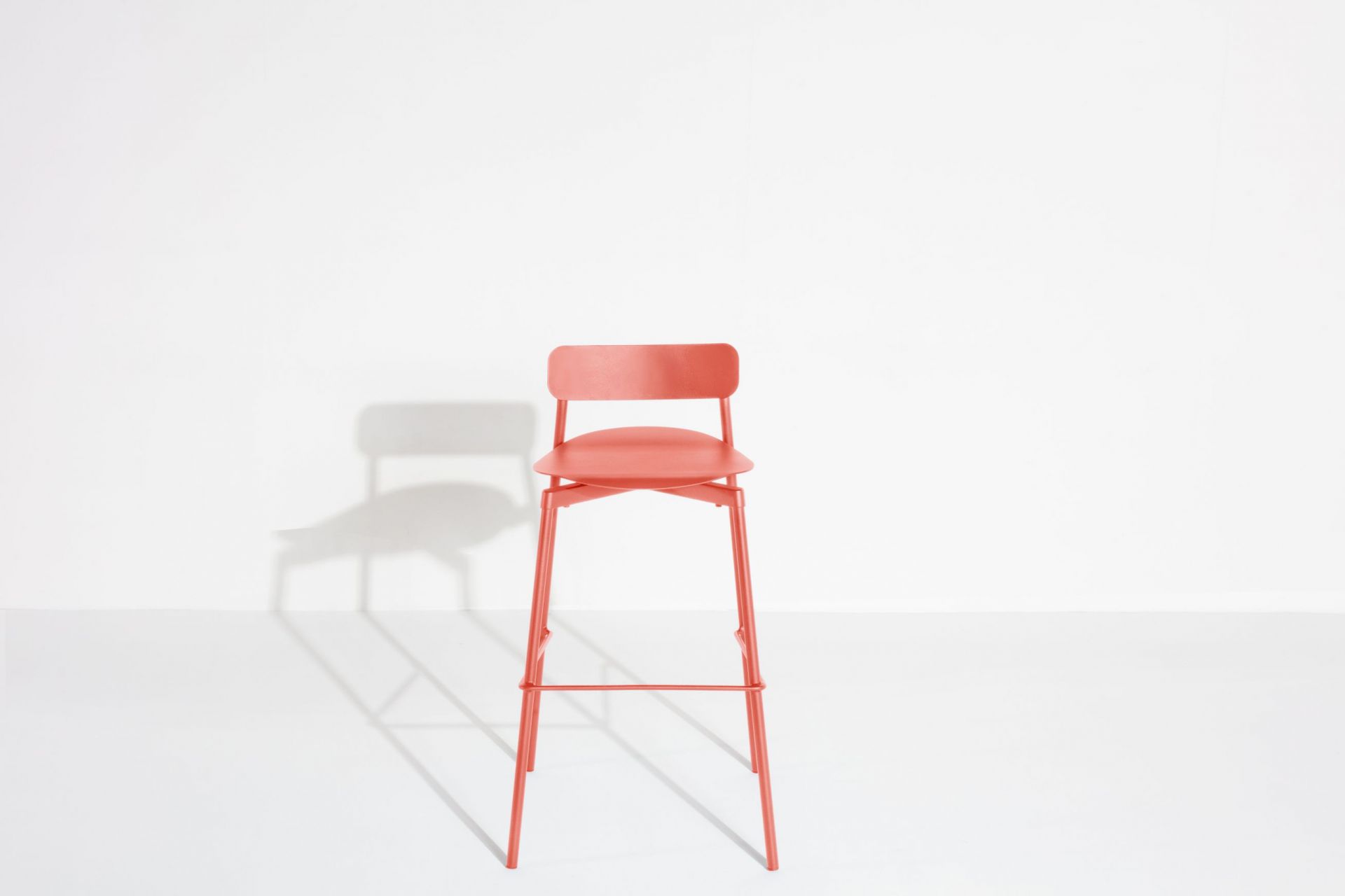 Fromme Barstool Bar Stool H 75 cm Petite Friture Coral Fromme Barstool Bar Stool H 75 cm Petite Friture Coral
