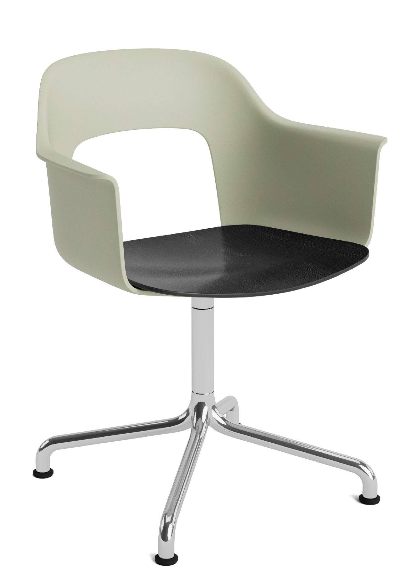 Layout Armchair 252 Armchair 4-star base swivel base with curved base Hay  