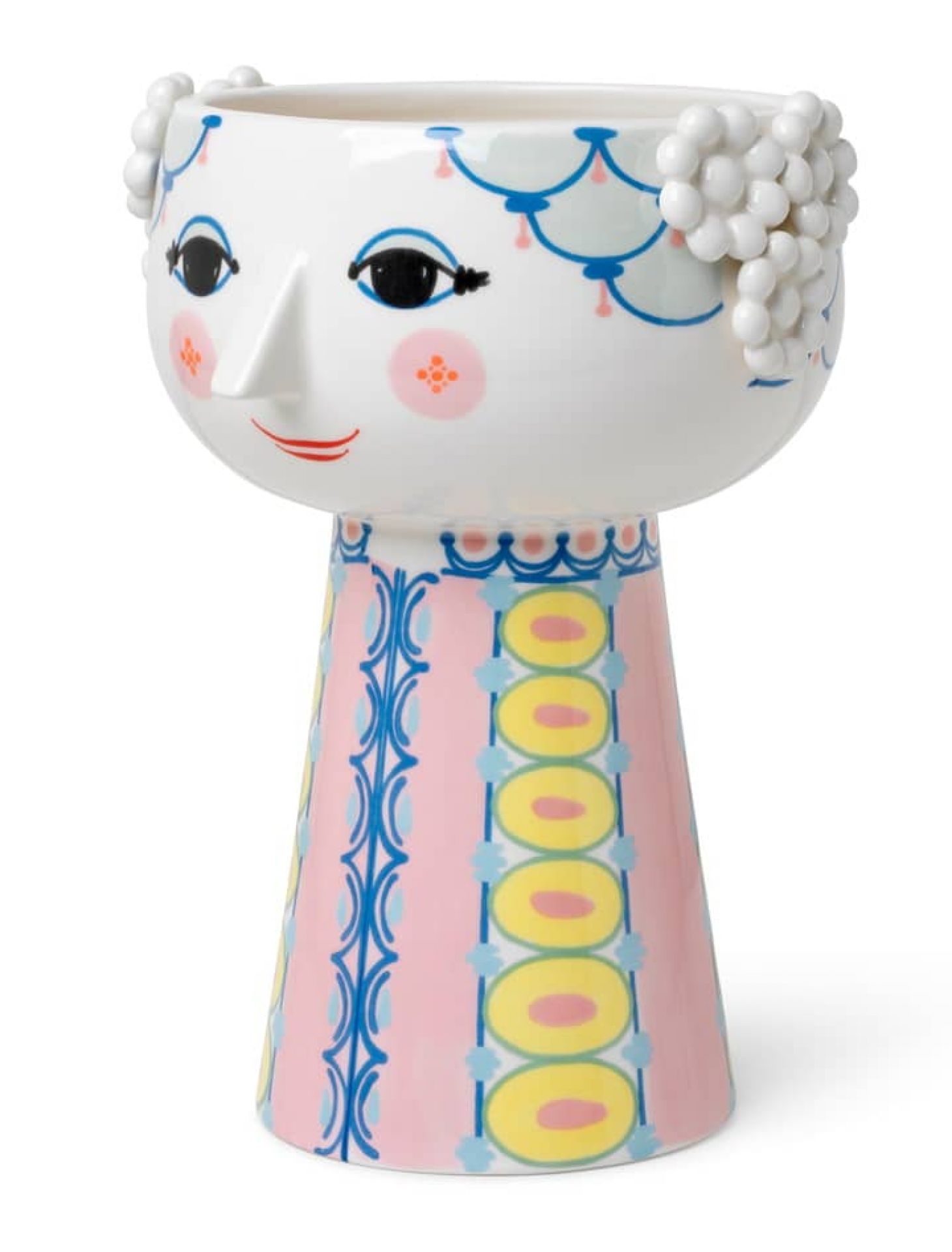 Eva Vase H 23 cm Pink Bjorn Wiinblad