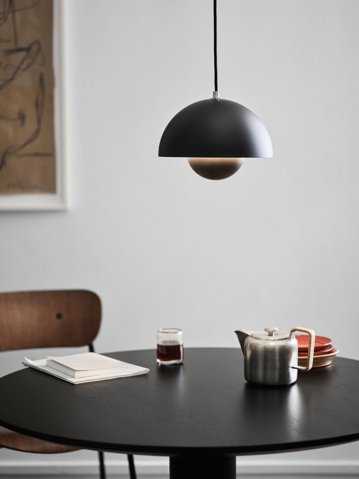 Flowerpot VP1 Pendant light AndTradition Light blue