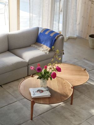 Aria Table Coffee Table OAK NATURAL / LOW Ø 90 x H 30 cm Design House Stockholm SINGLE PIECES