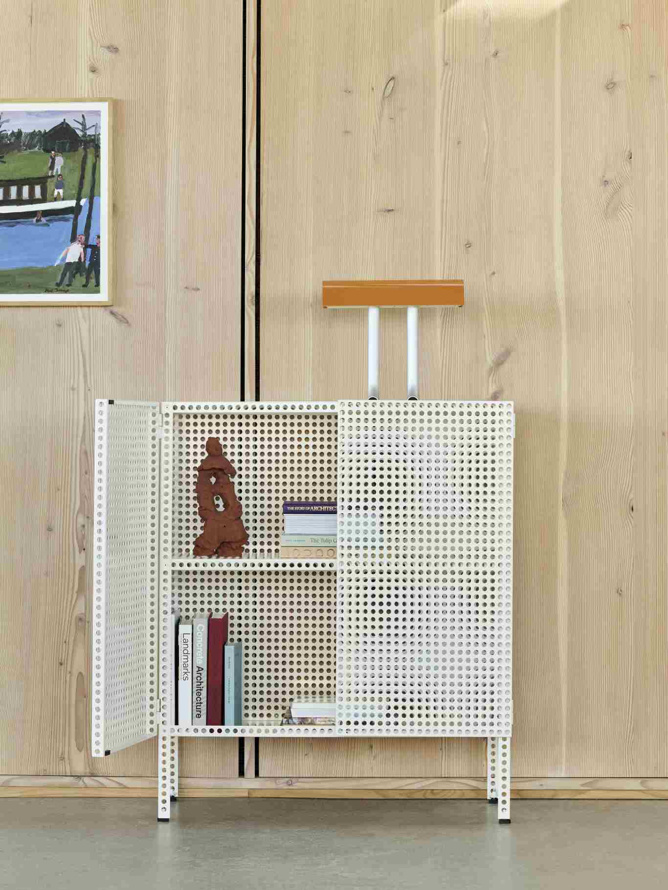 Perforated Cabinet Floor Medium Sideboard Hay