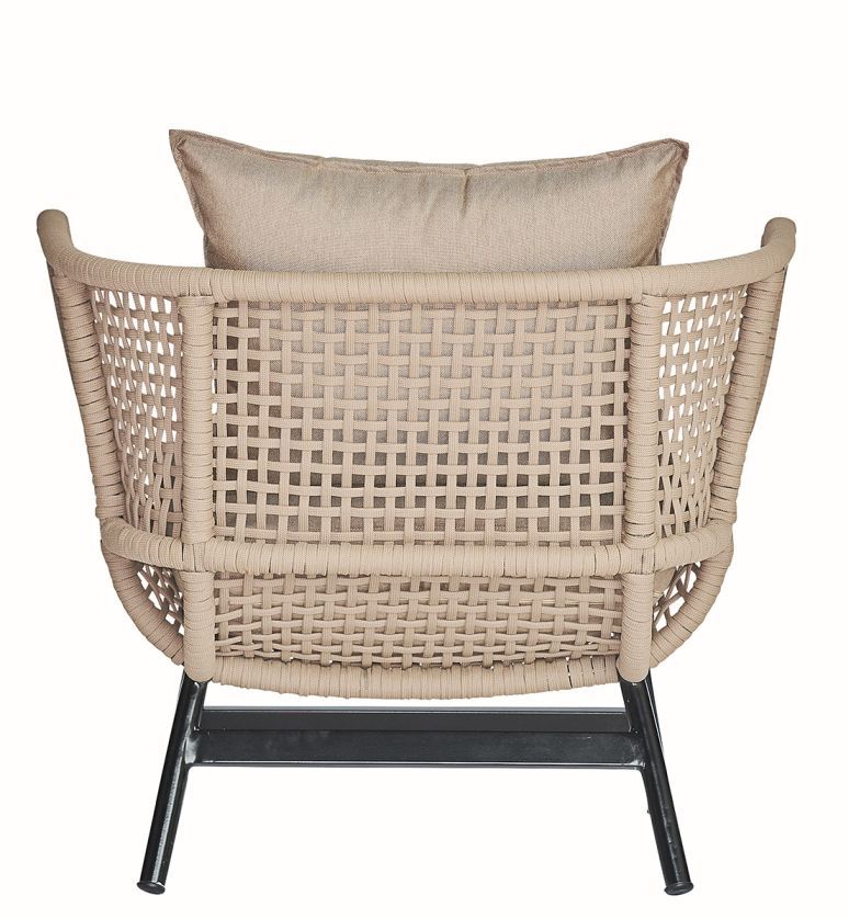 Suka Lounge Armchair Outdoor Jan Kurtz Taupe Suka Lounge Armchair Outdoor Jan Kurtz Taupe