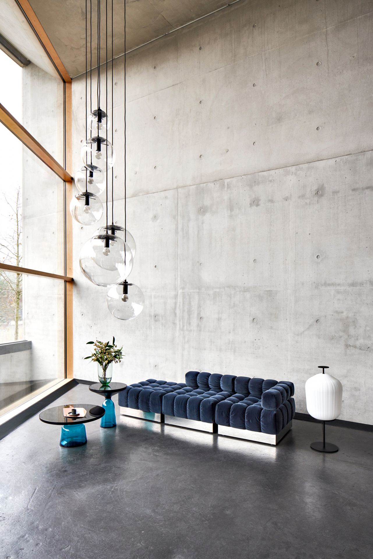 Bell Coffee Table ClassiCon Steel Montana-blue