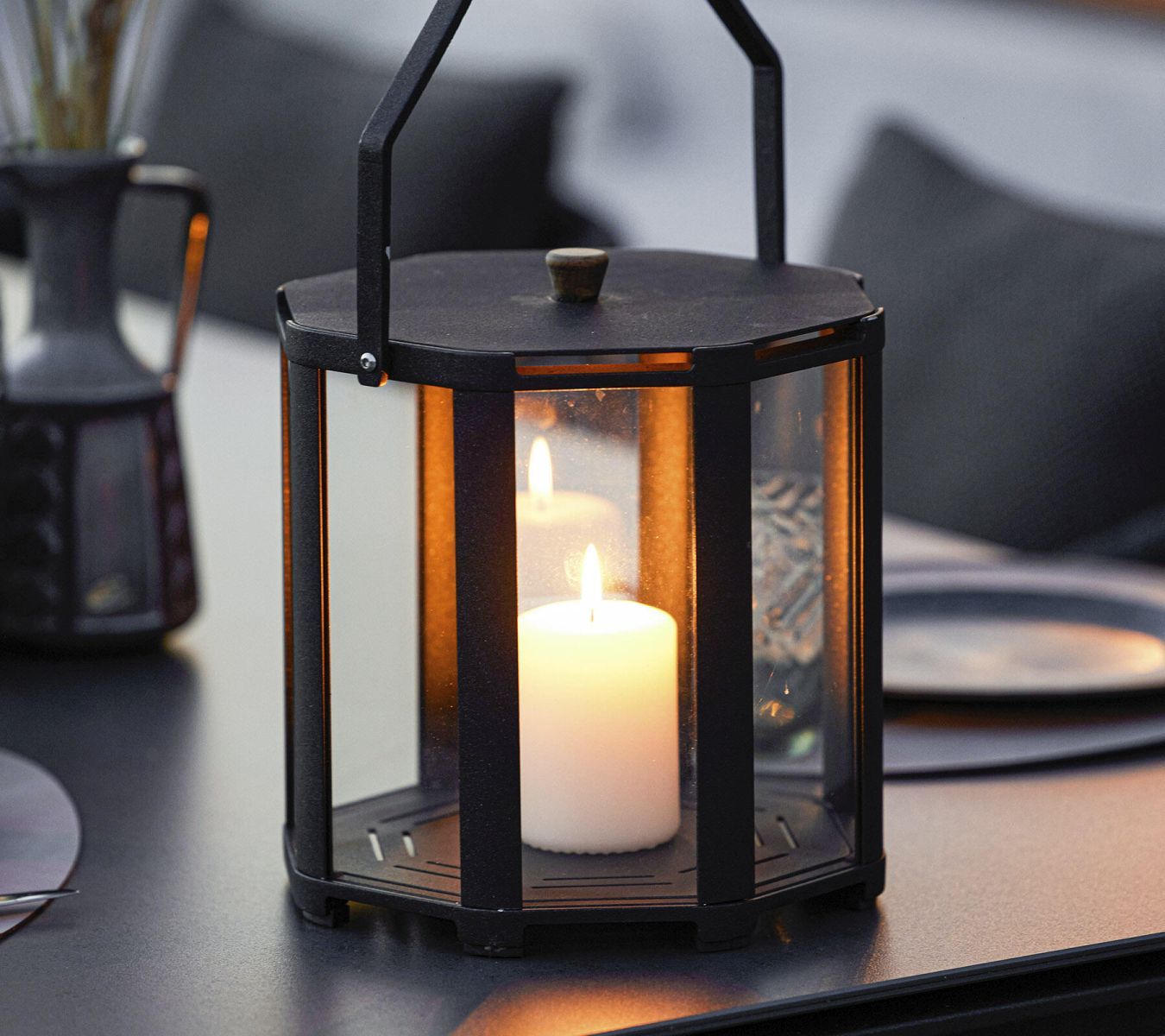 Lightlux Lantern Teak Small Cane-Line