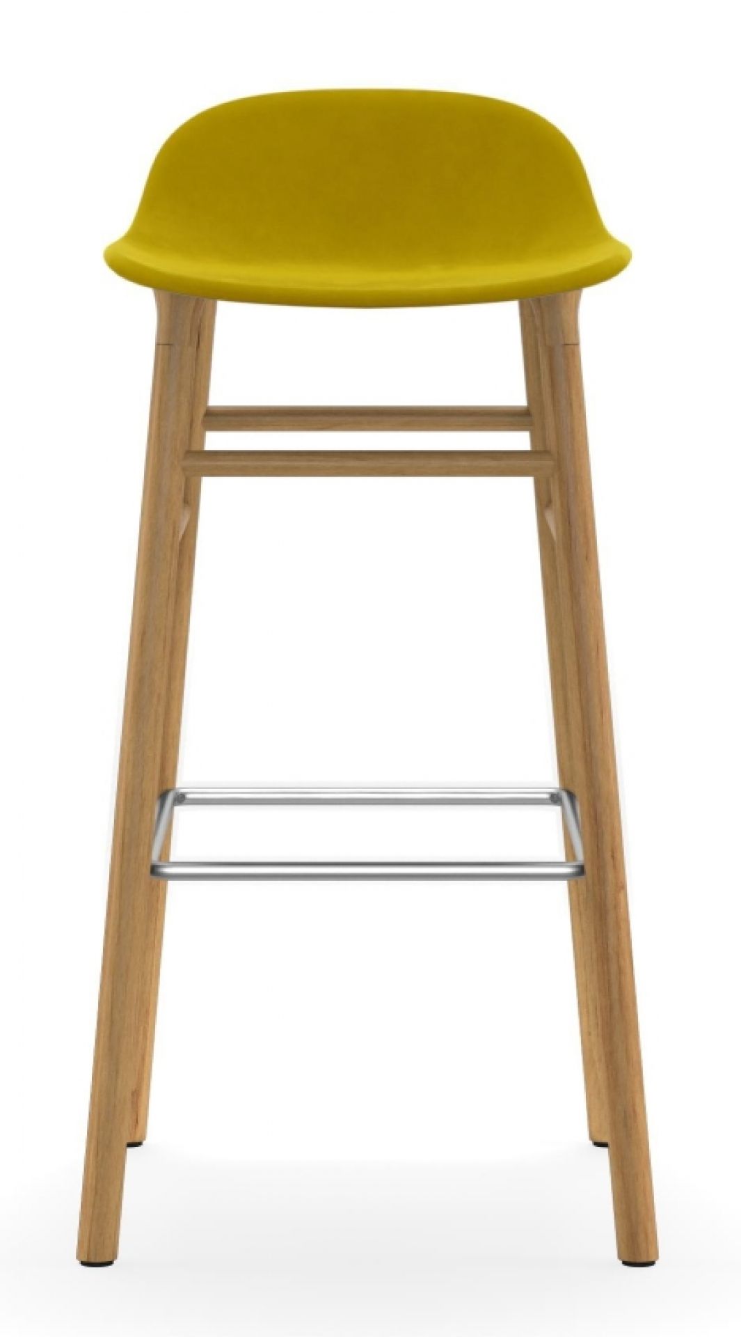Form Barstool  H 75 cm Oak Upholstered Normann Copenhagen