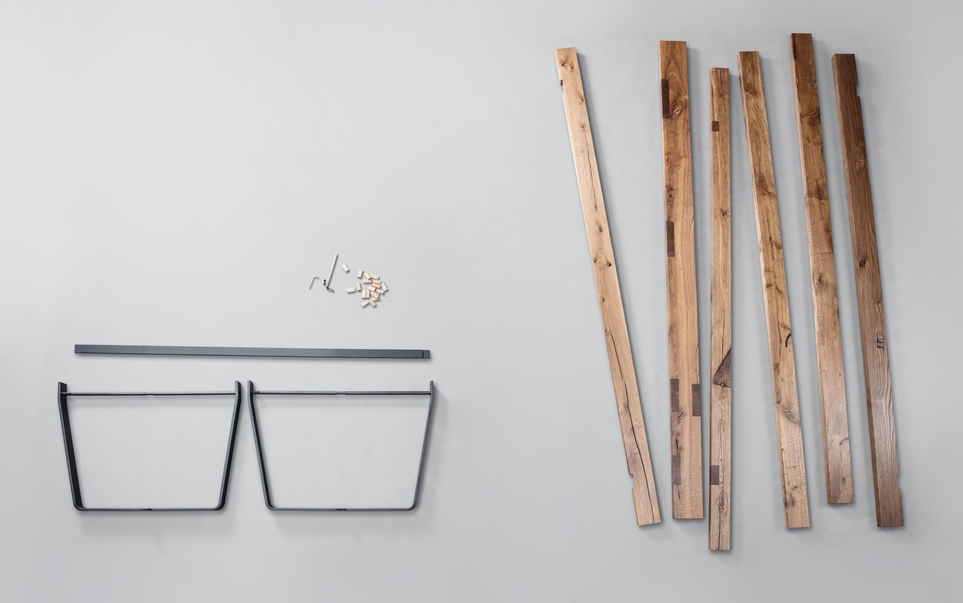 BB 11 Clamp table oak raw/oiled Janua