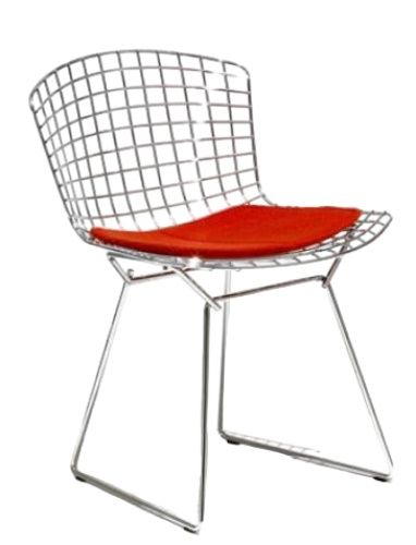 Bertoia Chair with Seat Cushion Knoll International 