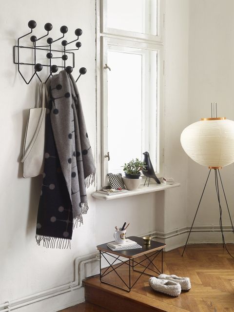 Eames Hang it all coat rack ash black Vitra 
