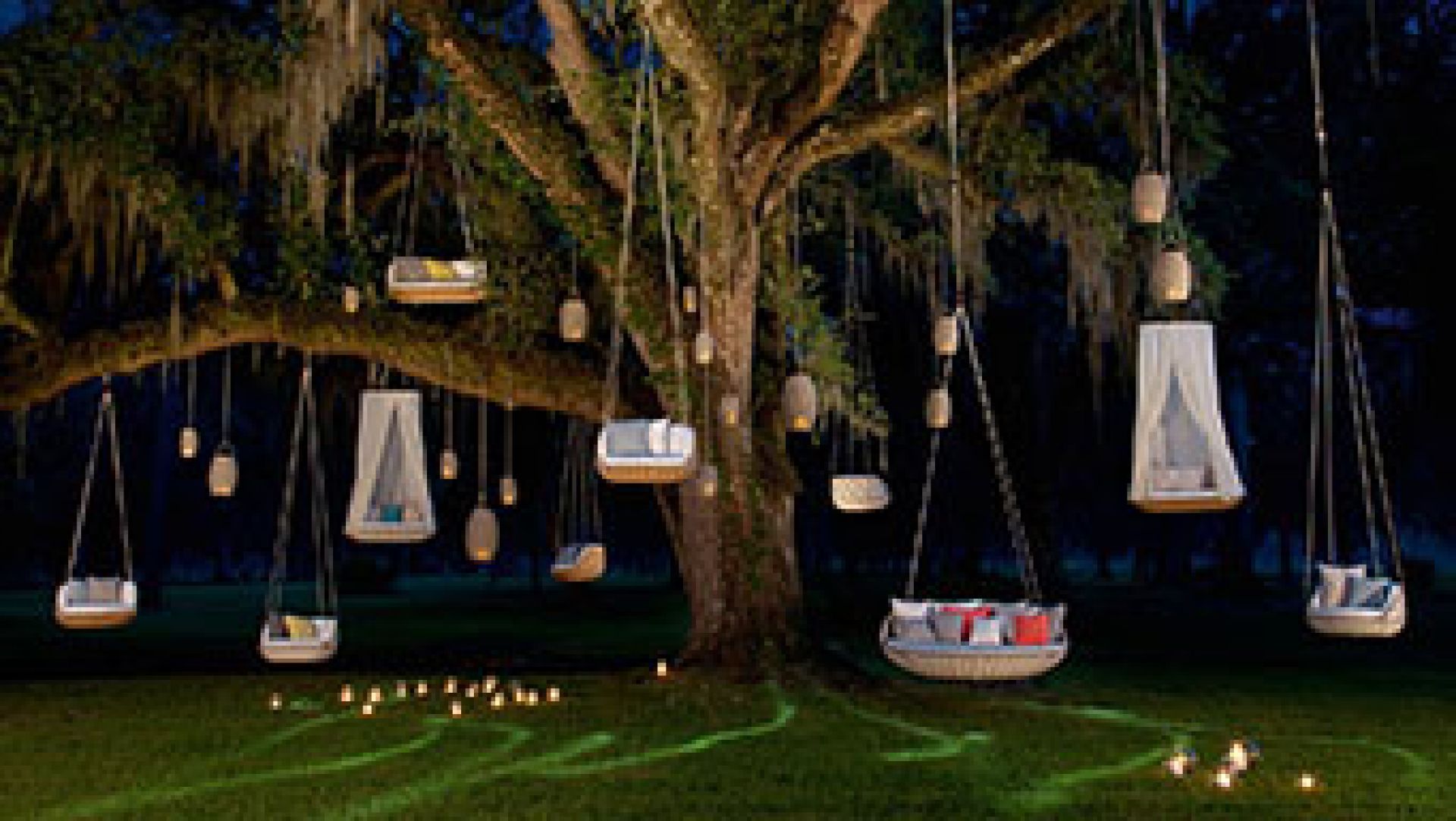 Swingrest Hanging Lounger with Seat cushion Dedon