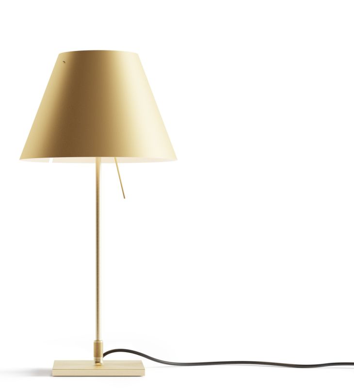 Costanzina table lamp MESSING Luceplan LIMITED EDITION 