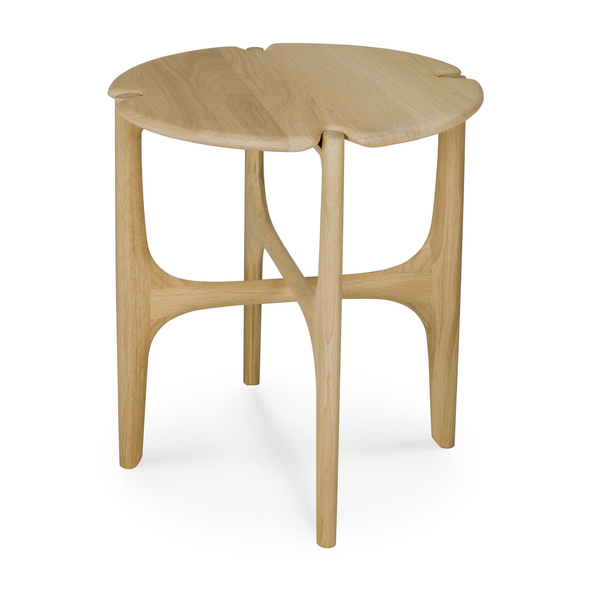 PI Side Table Round Oak Lacquered Ethnicraft