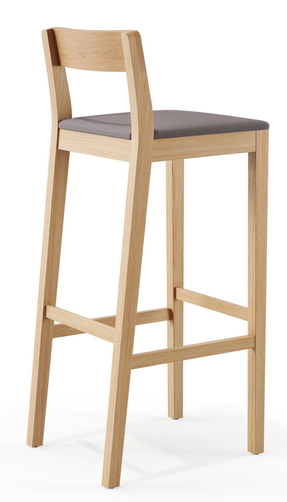 Sit Wood Bar Stool with Seat Cushion Zeitraum Sit Wood Bar Stool with Seat Cushion Zeitraum