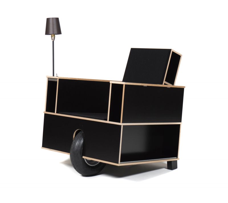 Bookinist mobile reading chair Nils Holger Moormann