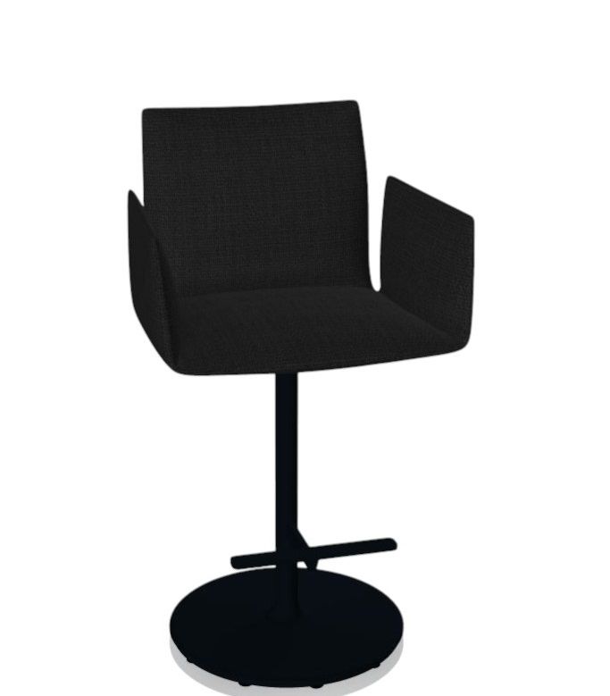 Jalis Bar stool swivel with Disc base Height 102 cm Cor