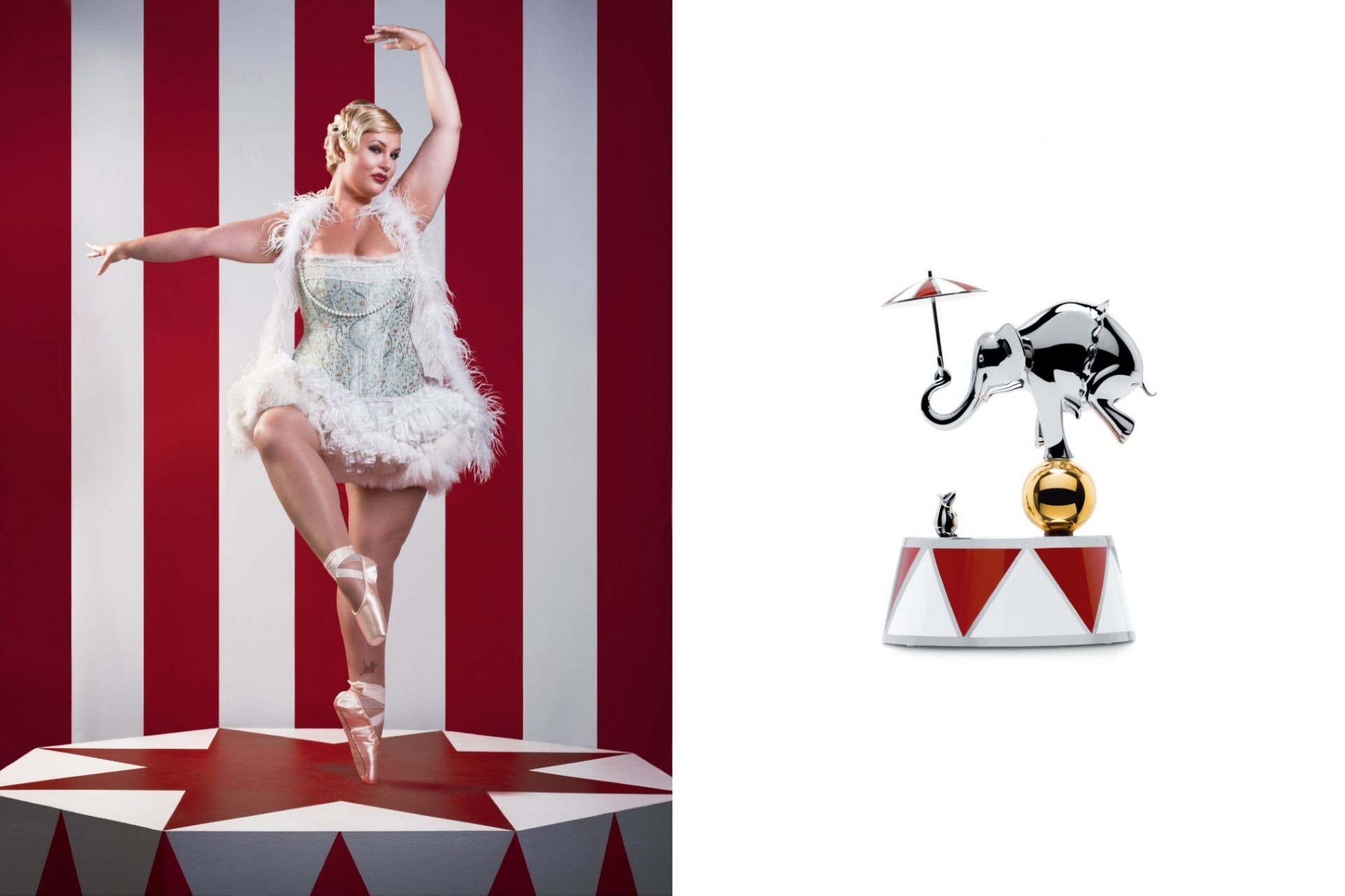 Circus Ballerina Musical Box Alessi LIMITED EDITION | ALESSI MW37