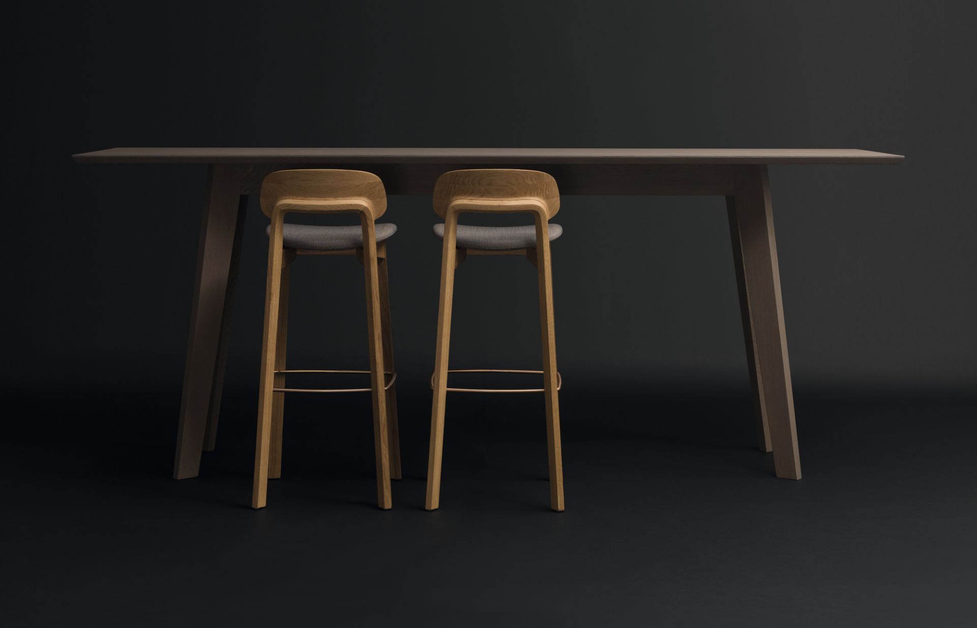 Nonoto Bar bar stool seat height 80 oak Zeitraum