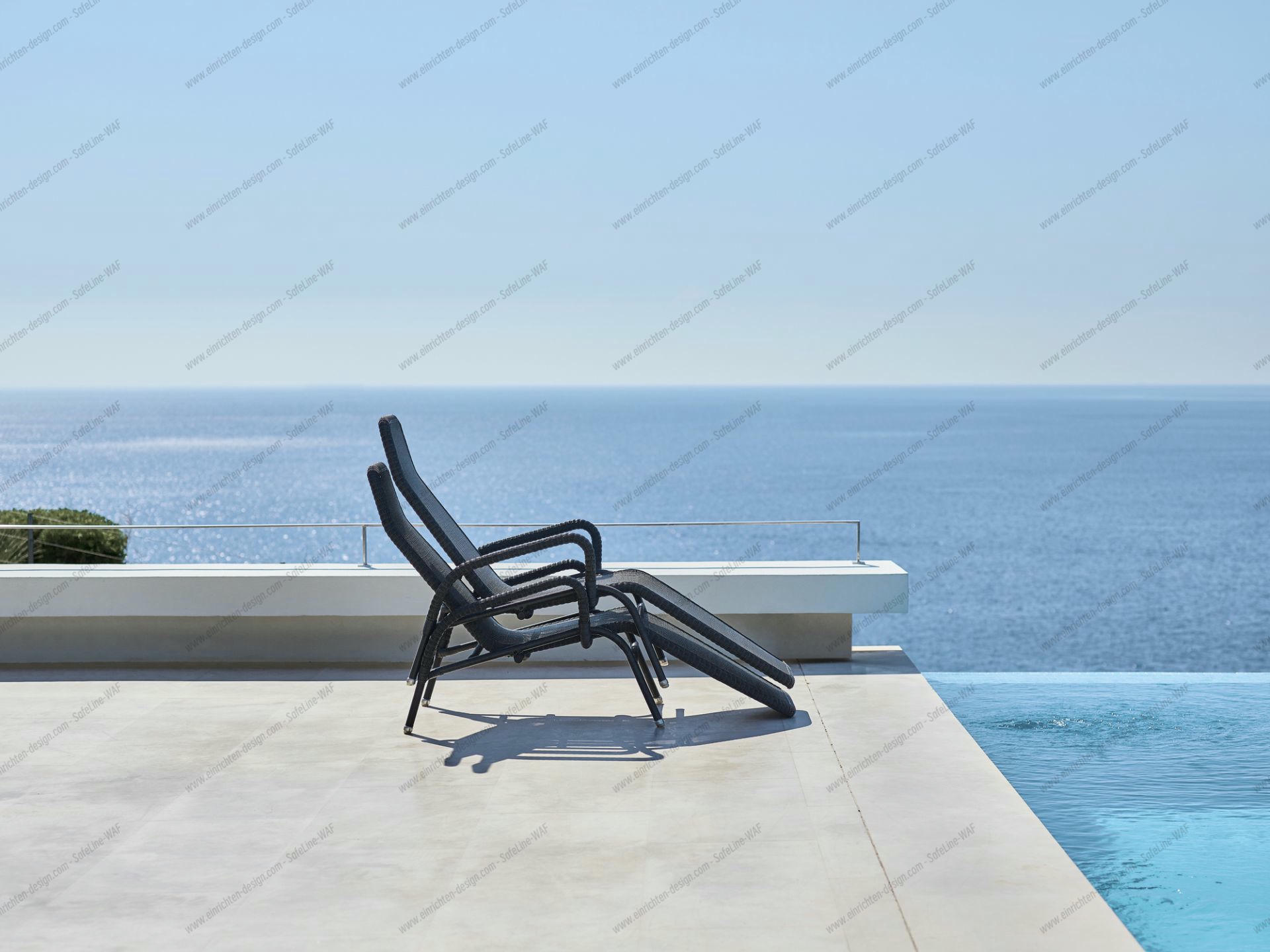 Sunrise Outdoor Sun lounger stackable Cane-Line
